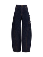 Blue Relaxed High Rise Jeans 1