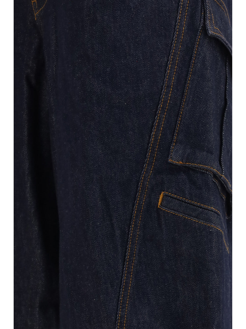 Blue Relaxed High Rise Jeans 3