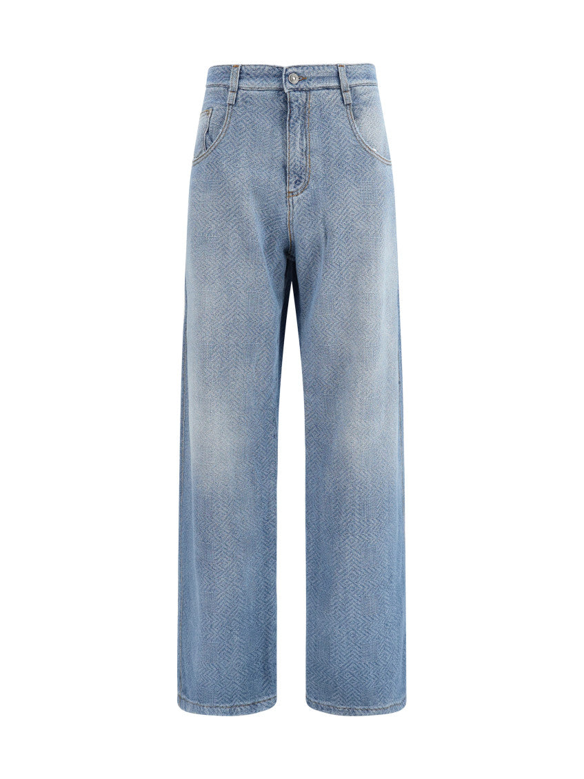 Light Blue Loose High Rise Jeans 1