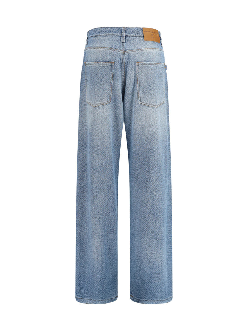 Light Blue Loose High Rise Jeans 2