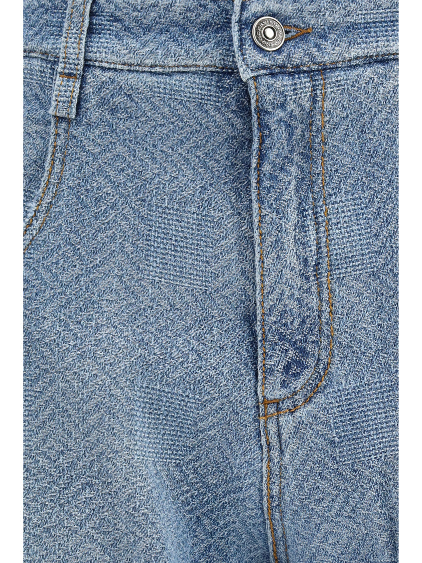 Light Blue Loose High Rise Jeans 3