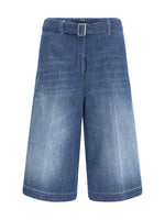 Blue Solid Shorts 1