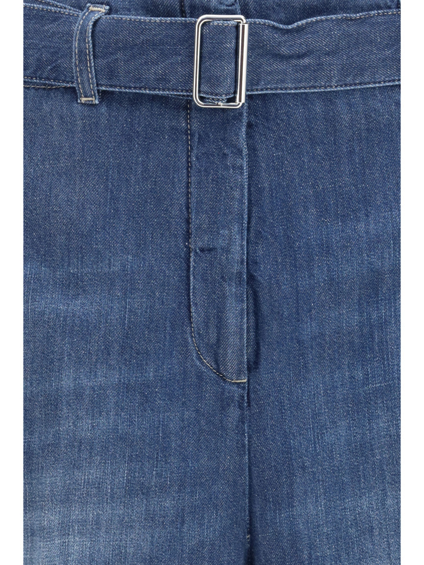 Blue Solid Shorts 3