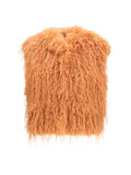 Orange Furr Blazer 1