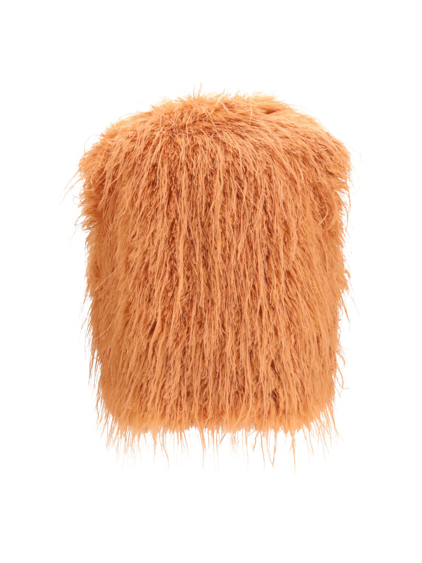 Orange Furr Blazer 2