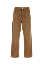 Brown Flat Front Pants 1