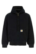 Black Logo Hood Jacket 1