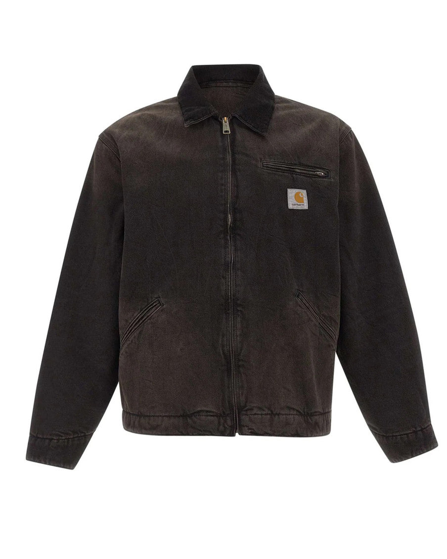 Black Shirt Collar Jacket 1