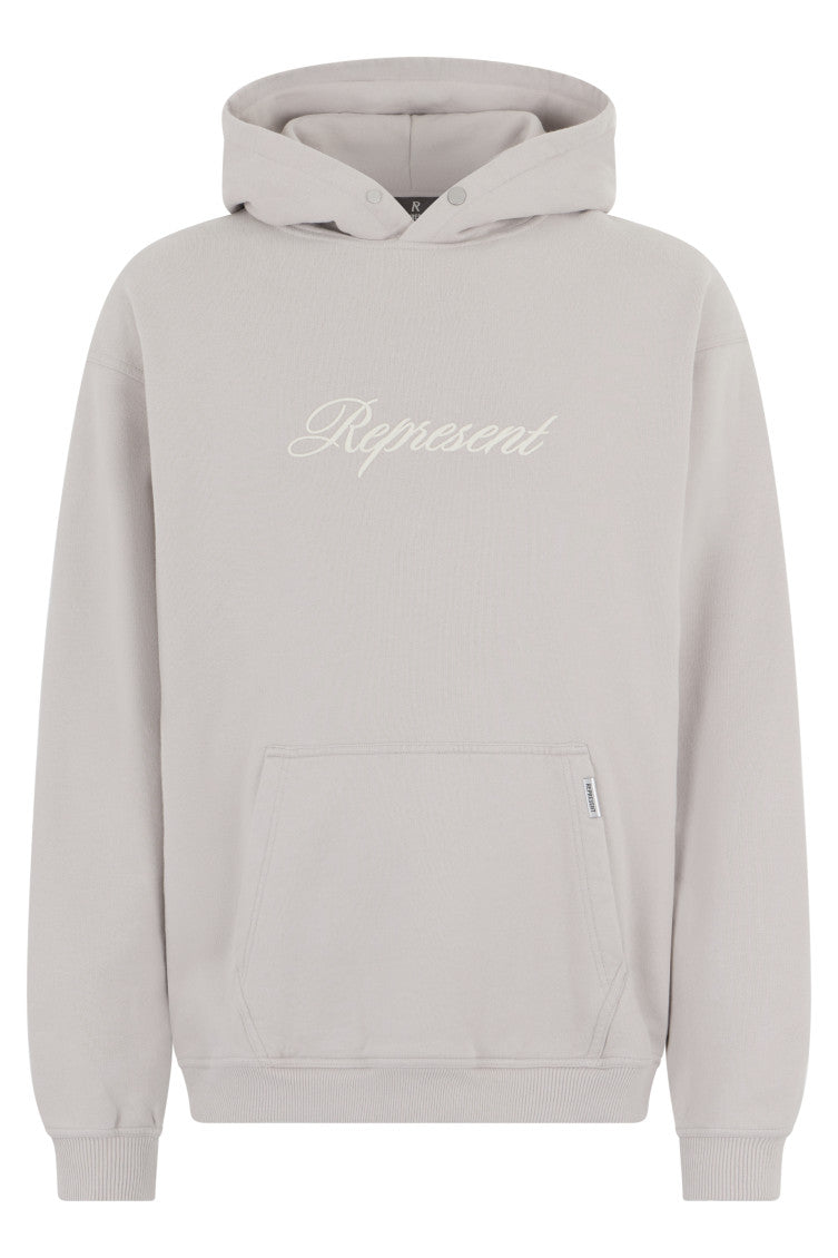 Light Grey Logo Hoodie 1