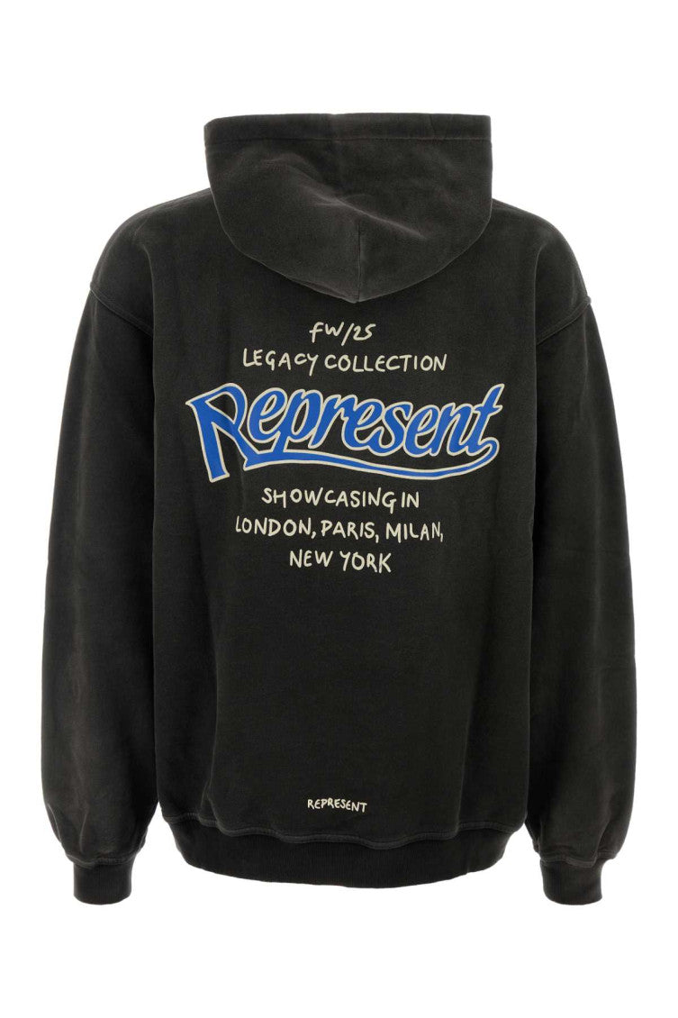 Black Logo Oversized Hoodie 2