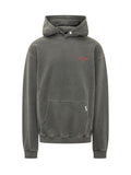 Grey Logo Relaxed Hoodie 1