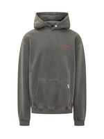 Grey Logo Relaxed Hoodie 1