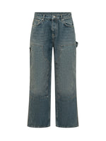 Blue Mid Rise Jeans 1