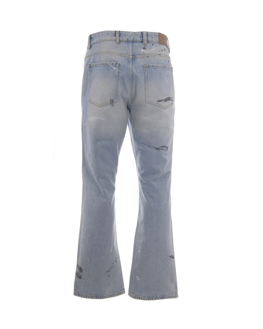 Light Blue Flared Jeans 2