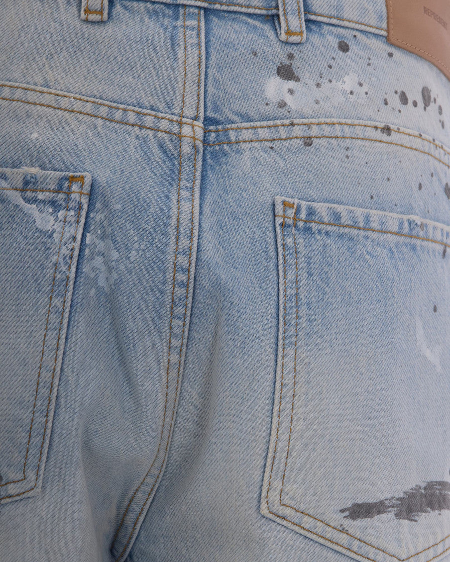 Light Blue Flared Jeans 3