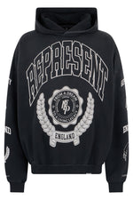 Black Graphic Logo Hoodie 1