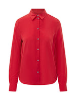 Red Regular Solid Shirt 1