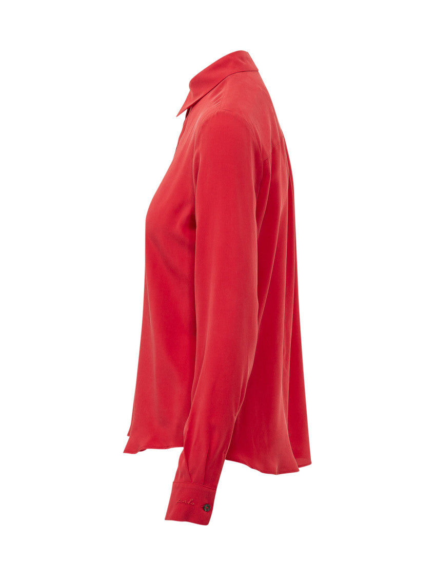 Red Regular Solid Shirt 3