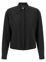 Black Boxy Solid Shirt 1