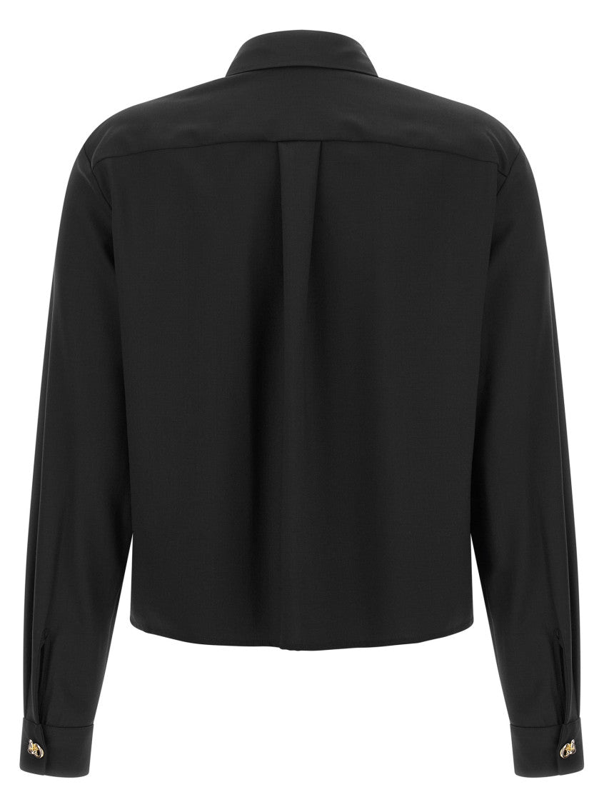 Black Boxy Solid Shirt 2