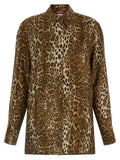 Brown Animal Print Shirt 1