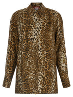 Brown Animal Print Shirt 1