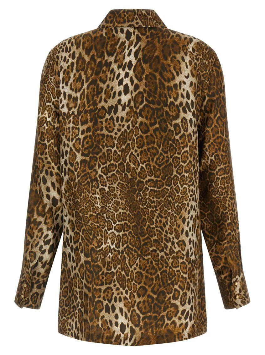 Brown Animal Print Shirt 2