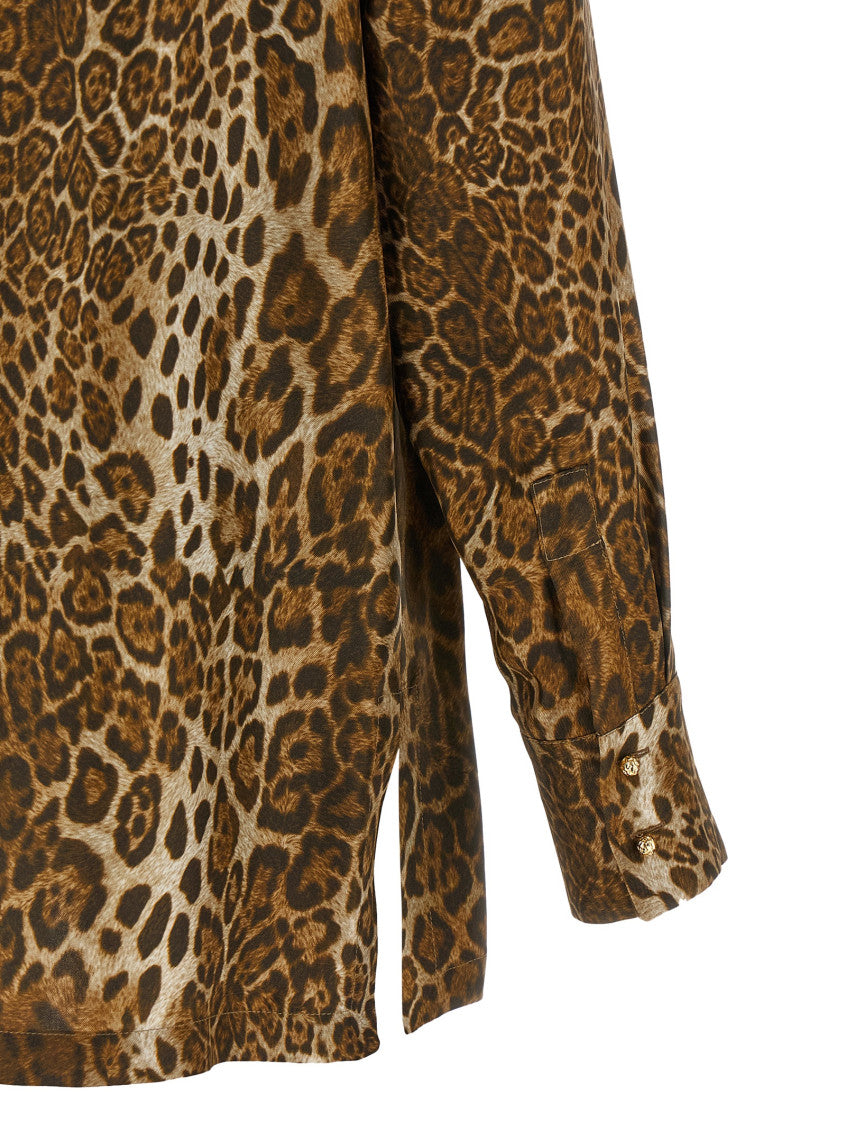 Brown Animal Print Shirt 4