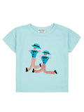 Babies Blue Graphic T-Shirt 1