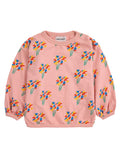 Babies Pink Floral Sweatshirt 1