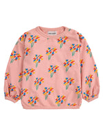 Babies Pink Floral Sweatshirt 1