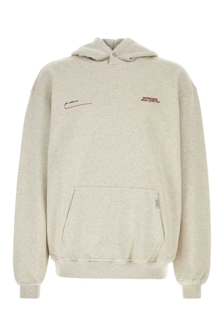 Light Beige Logo Hoodie 1
