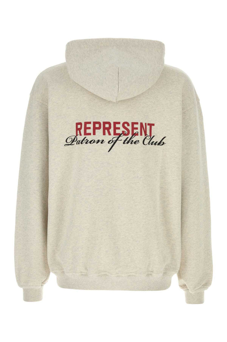 Light Beige Logo Hoodie 2