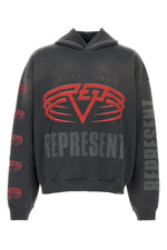 Dark Grey Graphic Hoodie 1