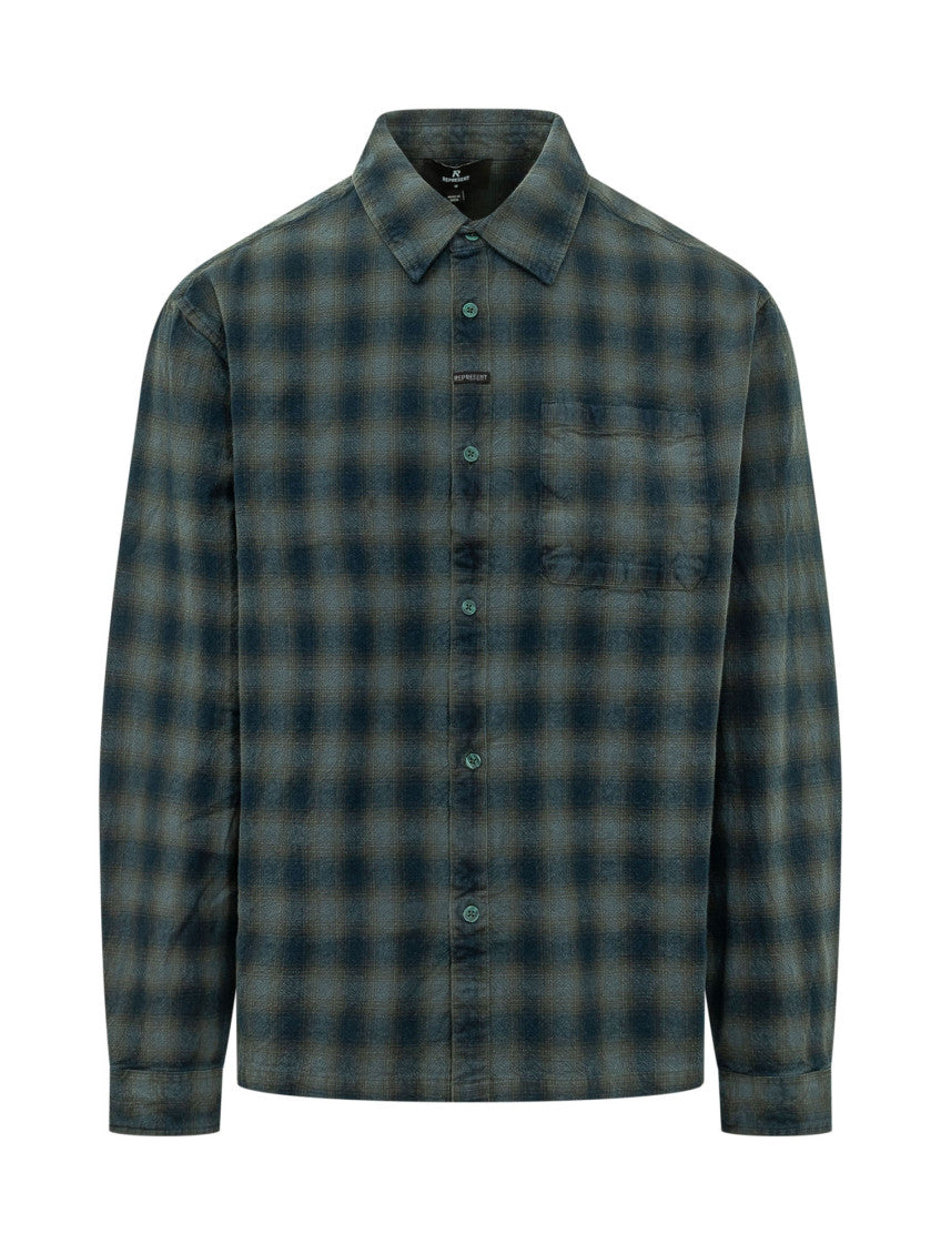 Dark Green Check Shirt 1