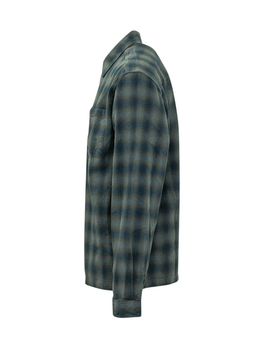 Dark Green Check Shirt 3