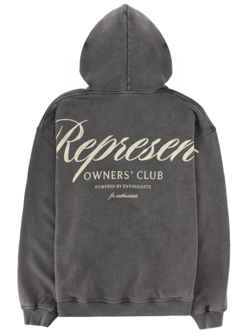 Grey Logo Oversized Hoodie 2