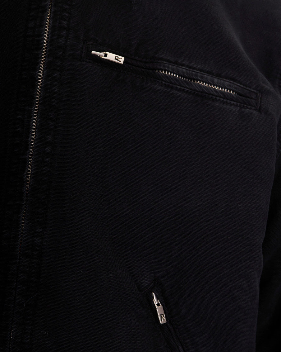 Black Shirt Collar Jacket 3