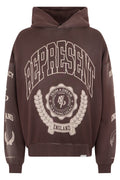 Brown Graphic Logo Hoodie 1