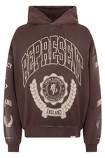 Brown Graphic Logo Hoodie 1