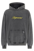 Grey Embroidery Logo Hoodie 1