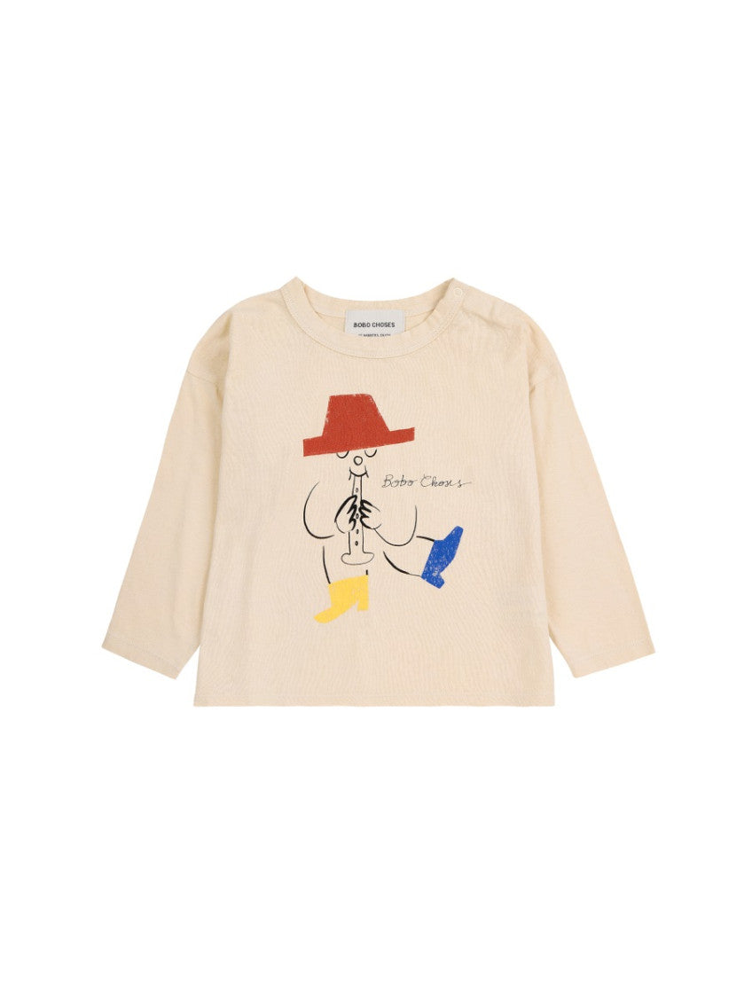 Babies White Graphic T-Shirt 1
