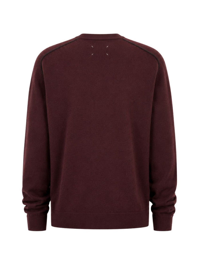 Maroon Crew Neck Sweater 2