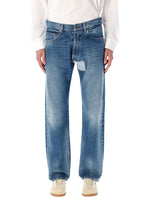 Blue Mid Rise Jeans 1