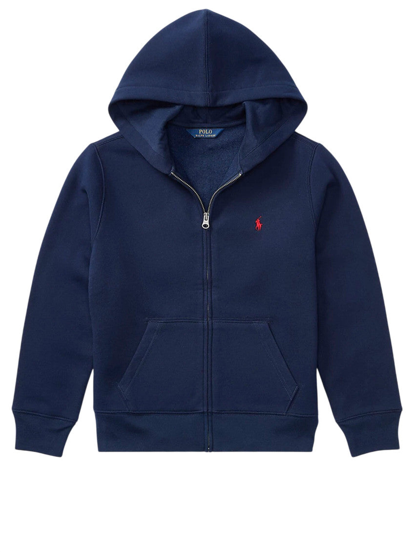 Boys Navy Blue Logo Hoodie 1