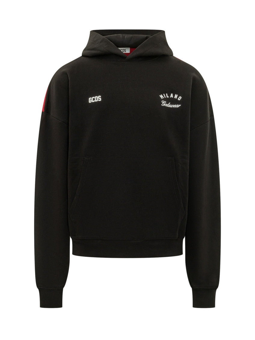 Black Logo Regular Hoodie 1