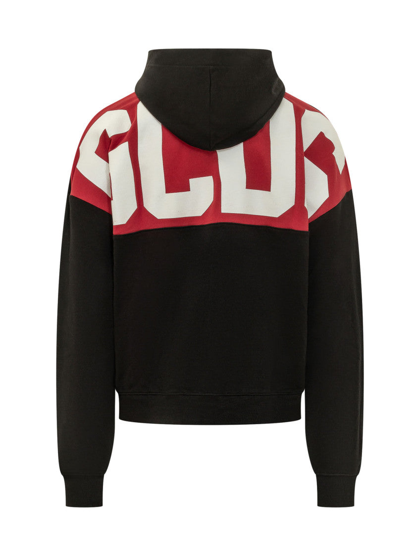 Black Logo Regular Hoodie 2