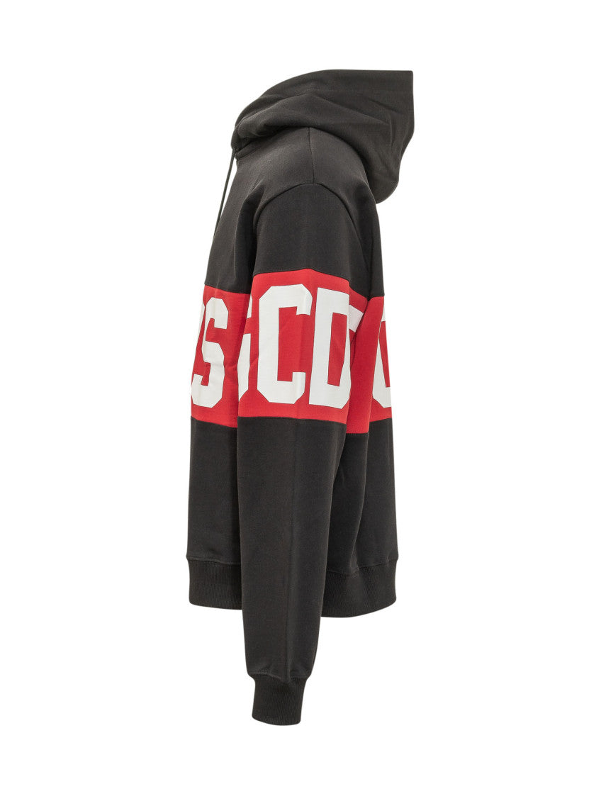 Black Graphic Logo Hoodie 3