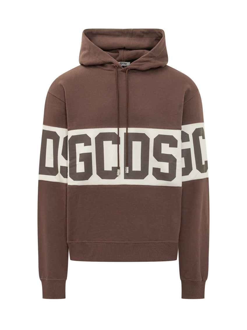 Brown Graphic Logo Hoodie 1