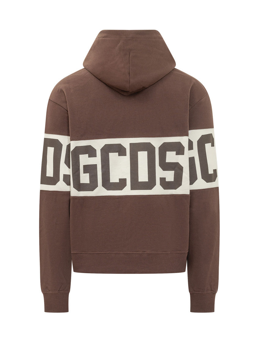 Brown Graphic Logo Hoodie 2